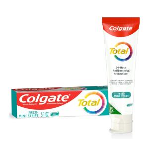 Colgate Total Fresh Mint Stripe Gel Toothpaste, 5.1 Oz