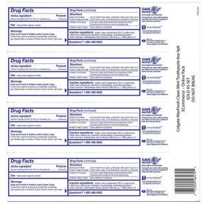 Colgate Max Fresh Whitening Anticavity Fluoride Toothpaste With Breath Strips, Clean Mint