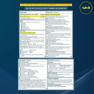 Advil Dual Action With Acetaminophen Back Pain Caplets