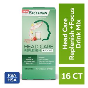 Excedrin Head Care Replenish +Focus Drink Mix