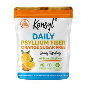 Konsyl Daily Psyllium Fiber Orange Sugar Free Powder