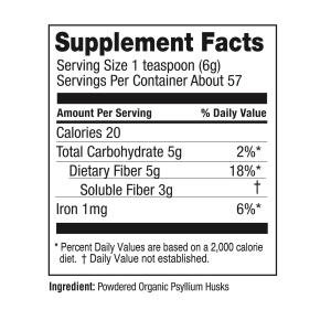 Konsyl Organic Daily Psyllium Fiber -- 12 Oz