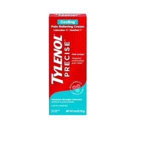 Tylenol Precise Cooling Pain Relieving Cream, Lidocaine & Menthol Lightly Scented