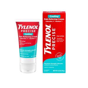 Tylenol Precise Cooling Pain Relieving Cream, Lidocaine & Menthol Lightly Scented