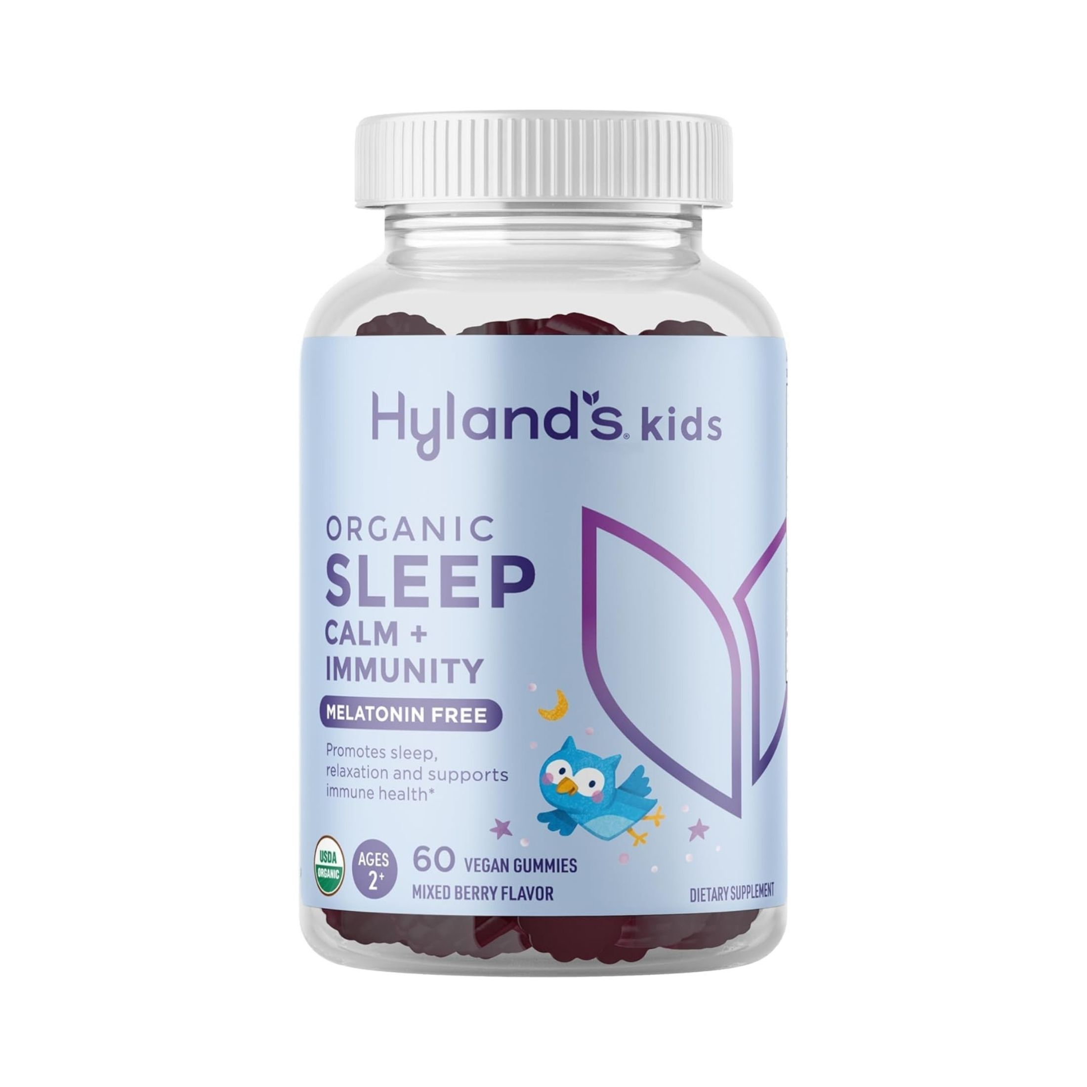 Hyland's Naturals Kid's Sleep Calm + Immunity Melatonin Free Gummies