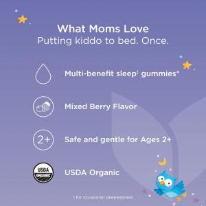 Hyland's Naturals Kid's Sleep Calm + Immunity Melatonin Free Gummies
