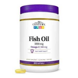 21st Century Leo De Peixe 1000 Mg 300 C�psulas