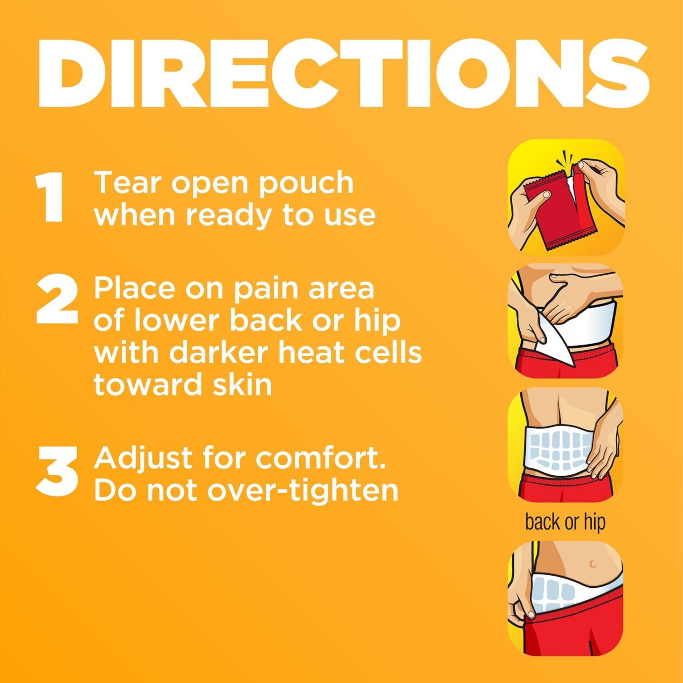 Thermacare Heatwraps, Lower Back & Hip, L Xl