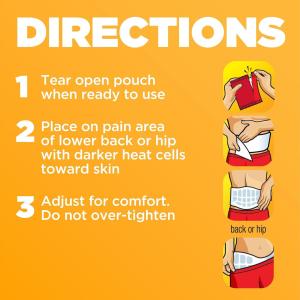 Thermacare Heatwraps, Lower Back & Hip, L Xl