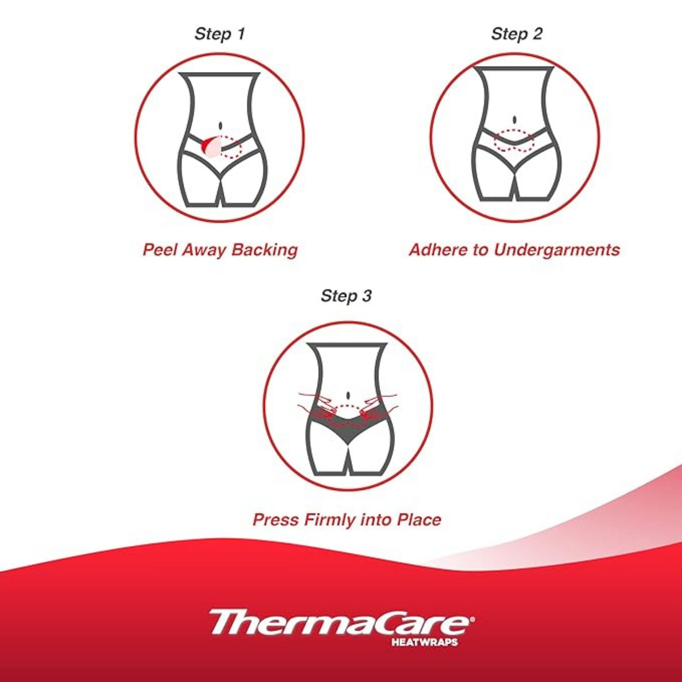 ThermaCare Heatwraps, Menstrual, Pain Therapy