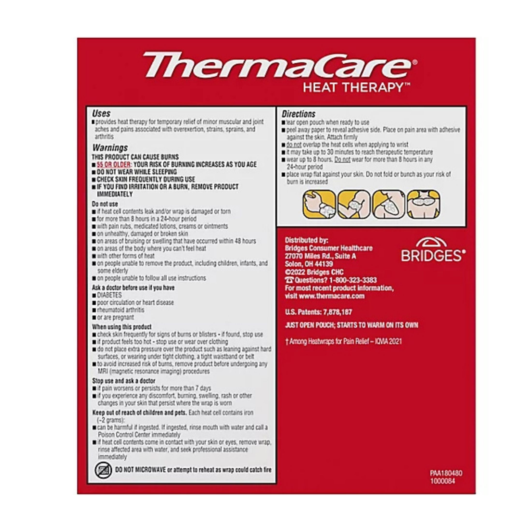 ThermaCare Heatwraps, Neck, Wrist & Shoulder, Air Activated, One Time Use