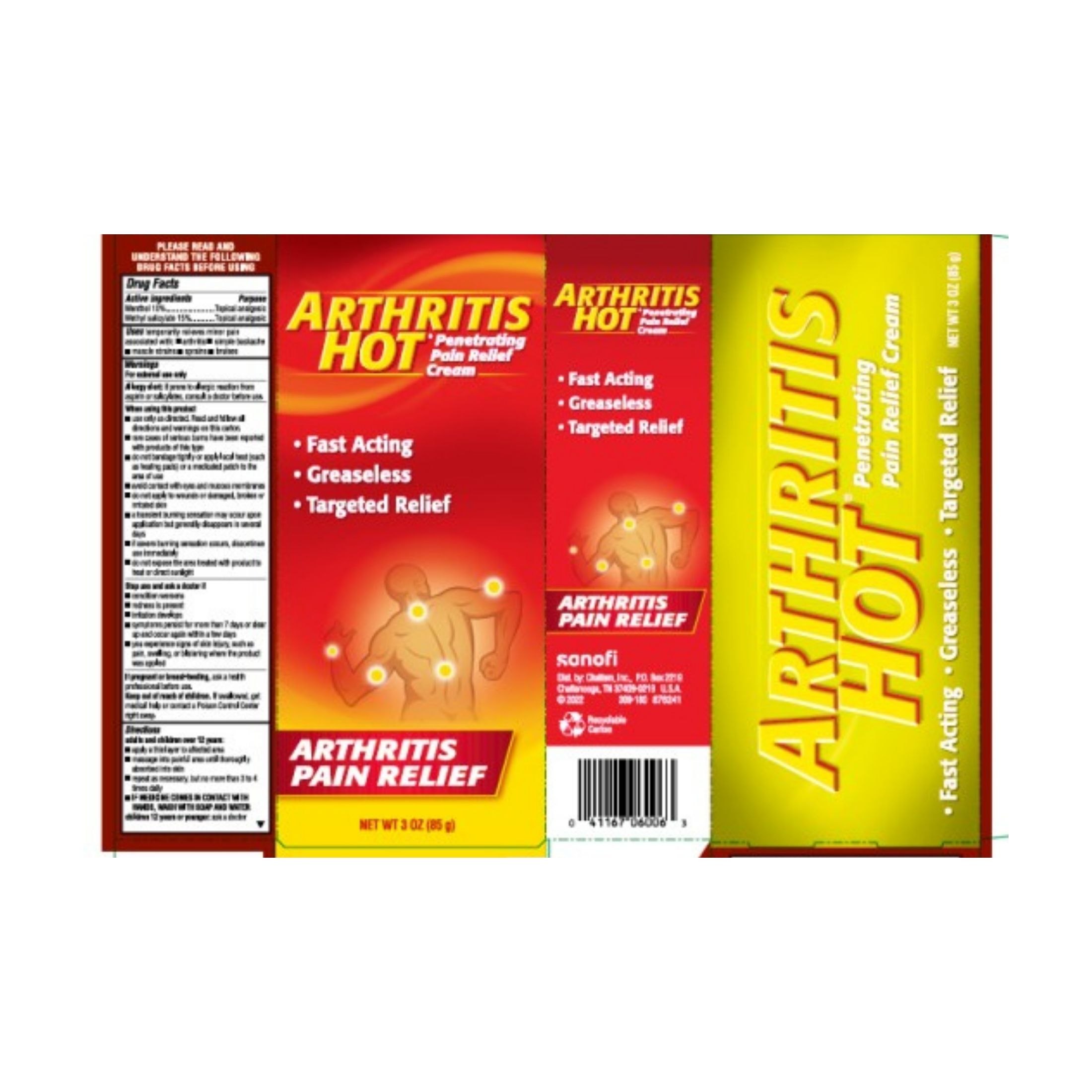 Arthritis Hot Penetrating Pain Relief Cream