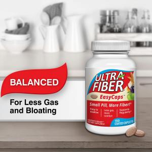 Ultra-Fiber Caplets - The Small Pill With More - Support For Regularity – 150ct