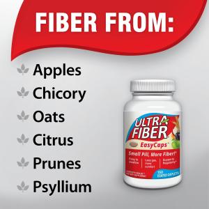 Ultra-Fiber Caplets - The Small Pill With More - Support For Regularity – 150ct