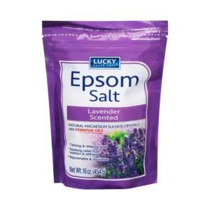 Lucky Super Soft Epsom Salt, Lavender Scented 16 Oz