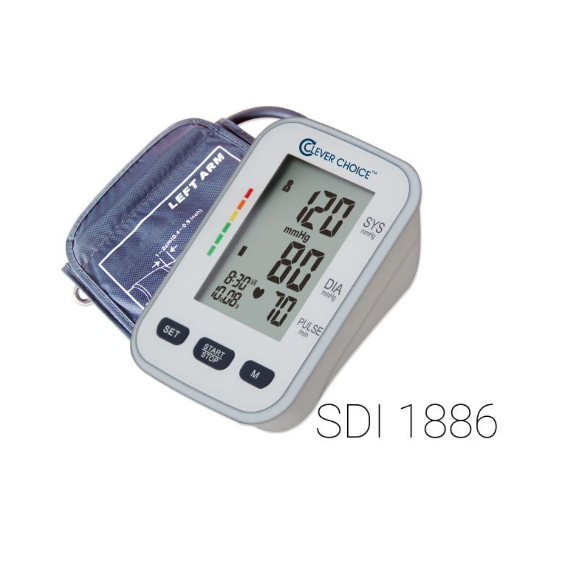 Simple Diagnostics Inteligente Elección Brazo Totalmente Automático Presión Arterial Monitor SDI-1486A