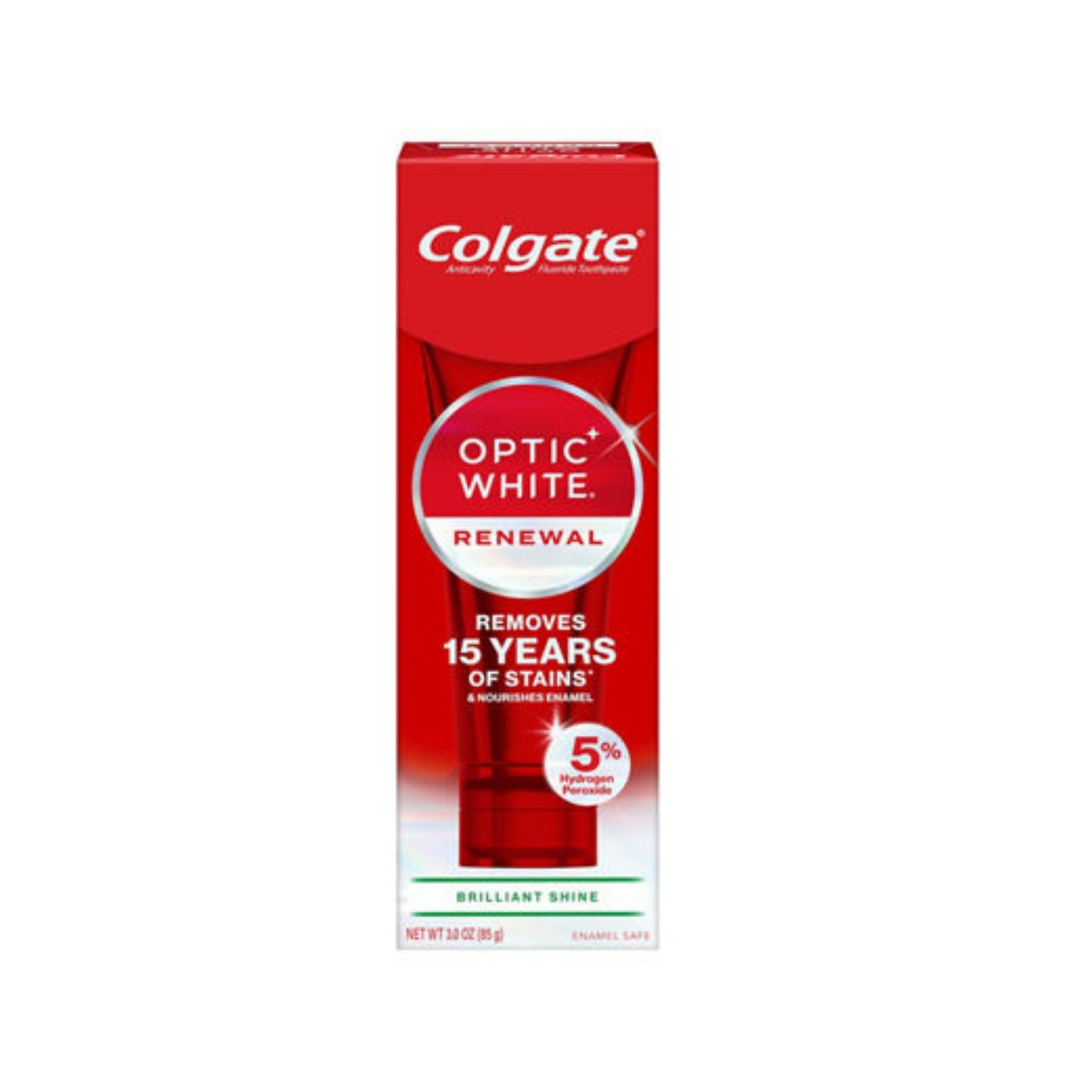 Colgate Optic White Renewal Teeth Whitening Toothpaste, 3 Oz