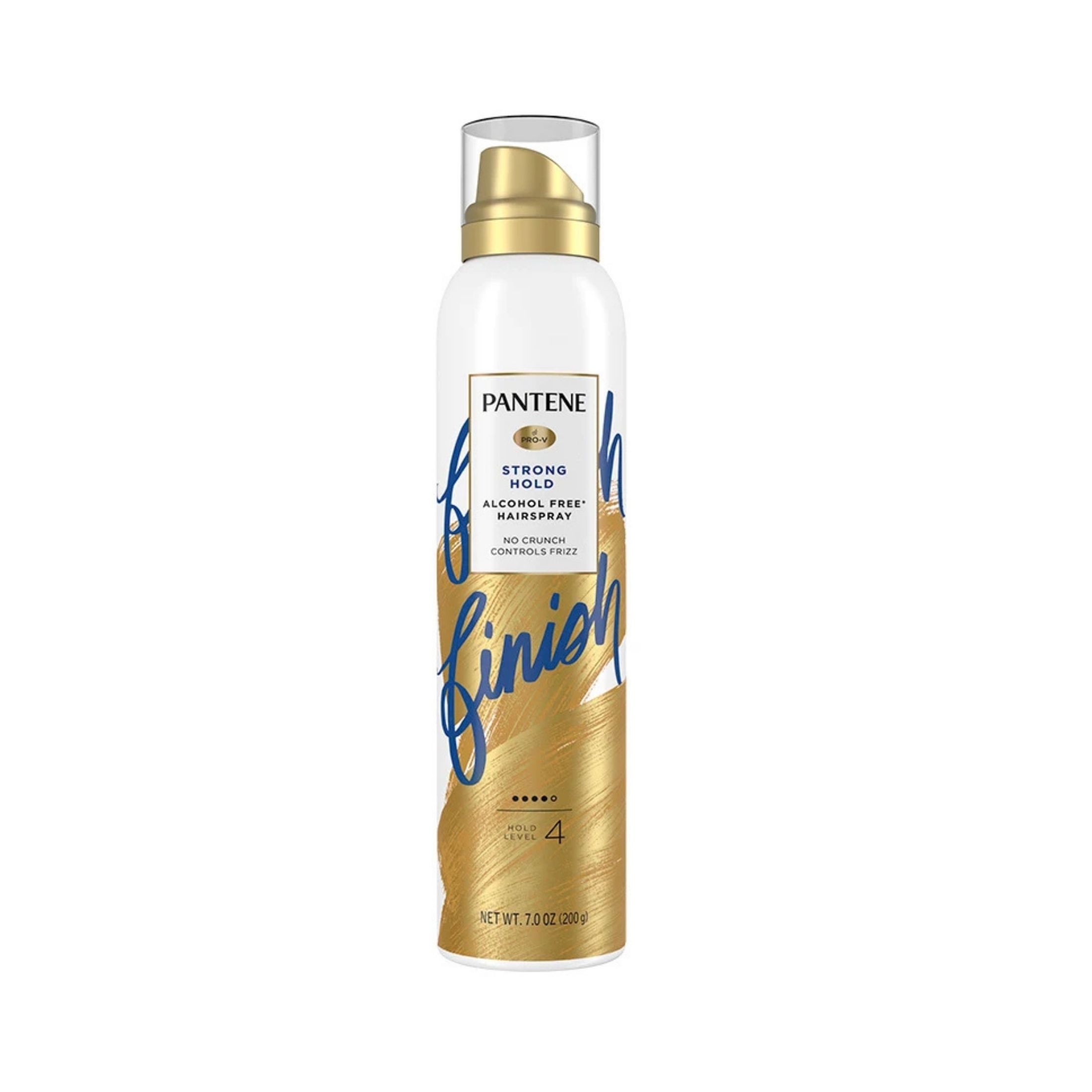 Pantene Strong Hold Aerosol Hairspray, Level 4 Alcohol Free