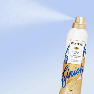 Pantene Strong Hold Aerosol Hairspray, Level 4 Alcohol Free