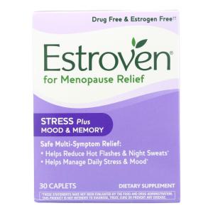 Estroven Menopause Relief, Stress Plus Mood & Memory, Caplets