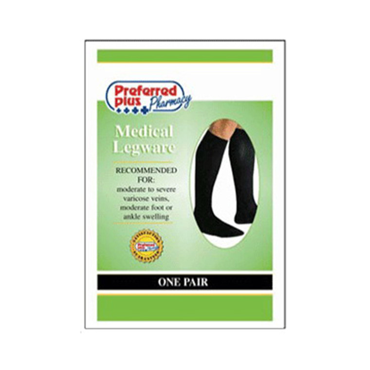 Preferred Pharmacy QCS Men's Medical Legwear Firm Brown Large 1 Pair