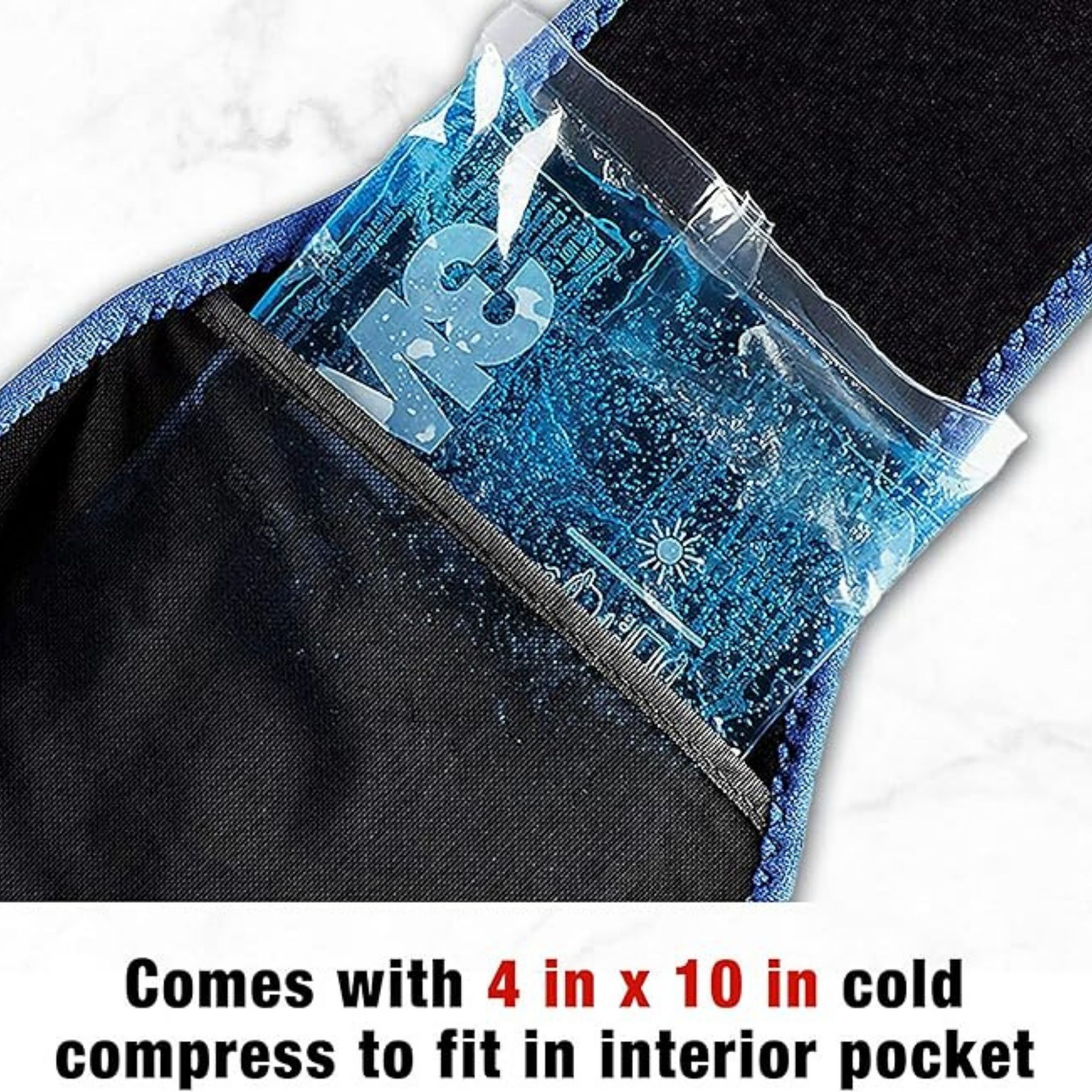 ACE Reusable Hot/Cold Multipurpose Wrap, 4in X 10in