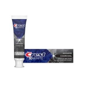 Crest 3D White Advanced Charcoal Whitening Toothpaste, 3.3