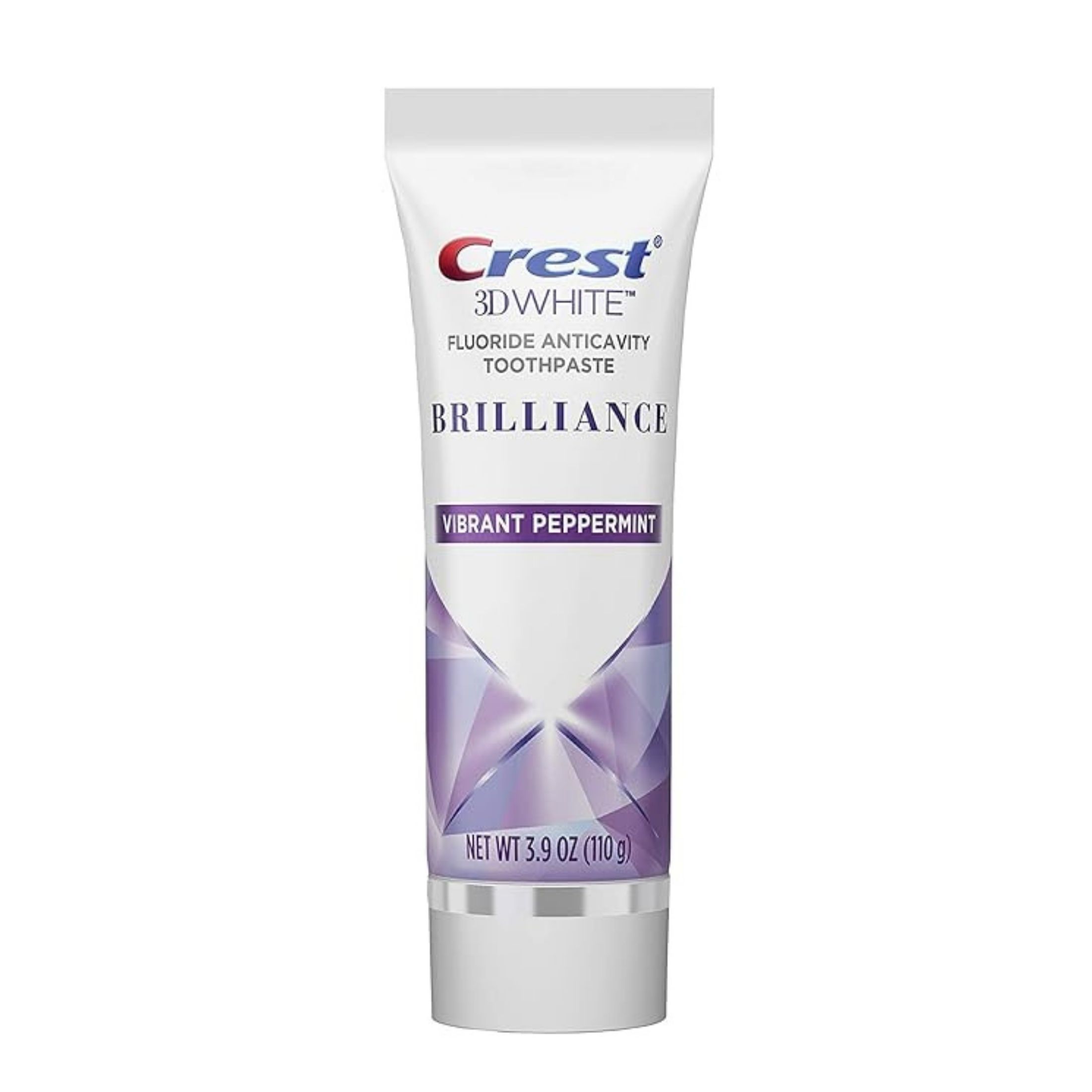 Crest 3D White Brilliance Vibrant Peppermint Teeth Whitening Toothpaste - 4.6 Ounce