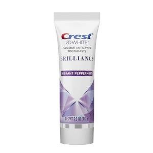 Crest 3D White Brilliance Vibrant Peppermint Teeth Whitening Toothpaste - 4.6 Ounce
