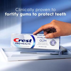 Crest Toothpaste, Enamel Repair And Gum, Advanced Whitening, Large Size 4.8 Oz