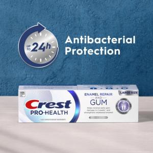 Crest Toothpaste, Enamel Repair And Gum, Advanced Whitening, Large Size 4.8 Oz