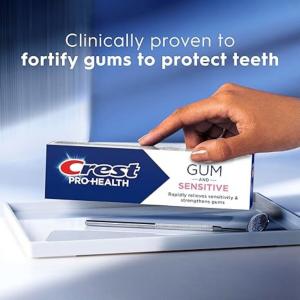 Crest Toothpaste, Sensitive And Gum, All Day Protection, Large Size