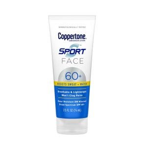 Coppertone Sport Face Sunscreen Lotion - SPF 60+, 2.5 Fl Oz