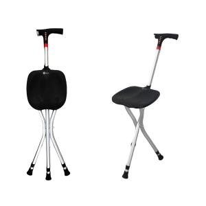 V6co Heavy Duty 5 In 1 Multi Function Seated Cane With Adjustable Height Walking Stick