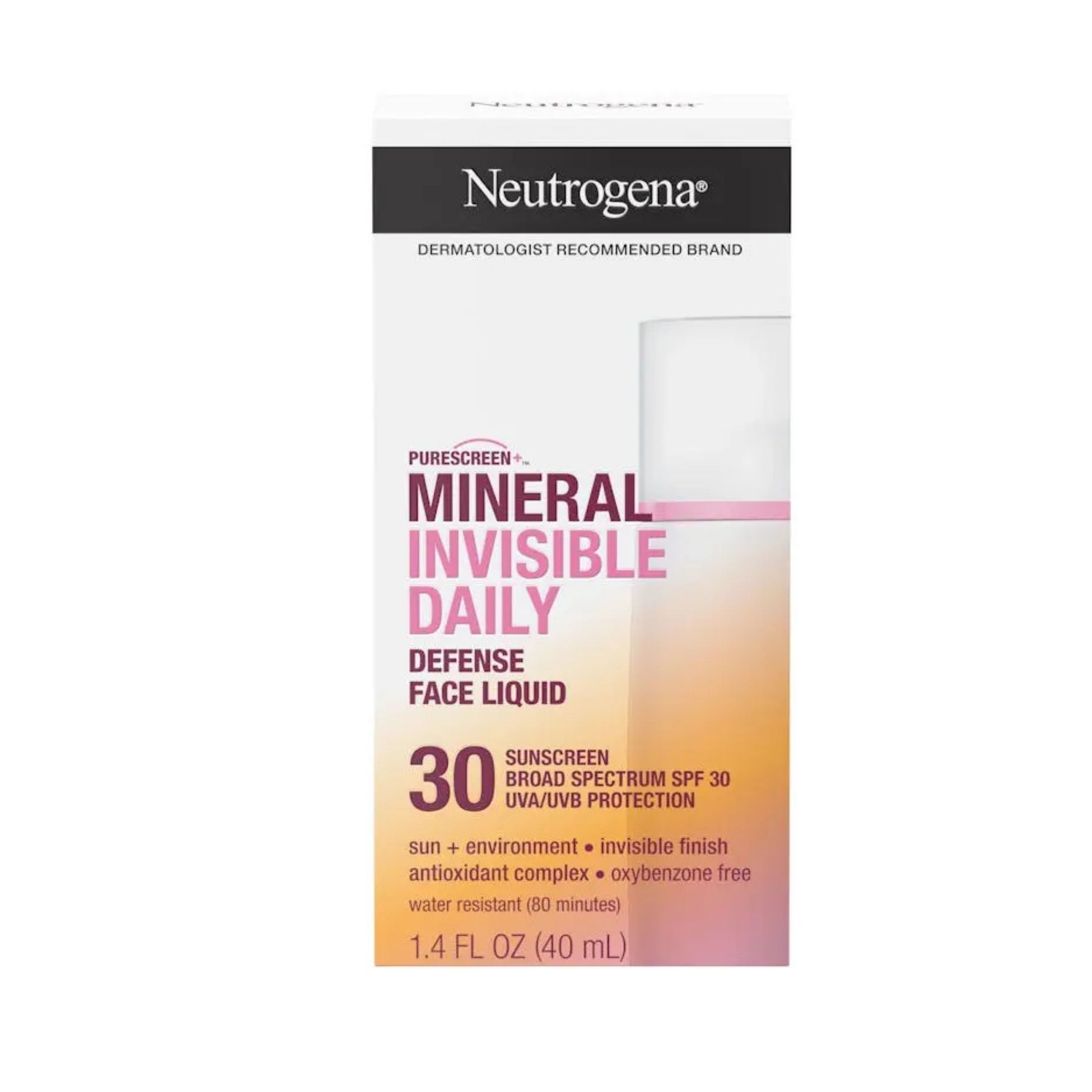 Neutrogena Invisible Daily Defense Mineral Face Liquid