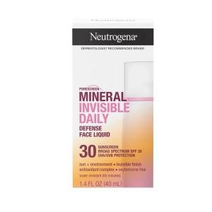 Neutrogena Invisible Daily Defense Mineral Face Liquid