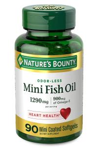 Nature's Bounty Fish Oil, Mini, 1290 Mg, Coated Softgels