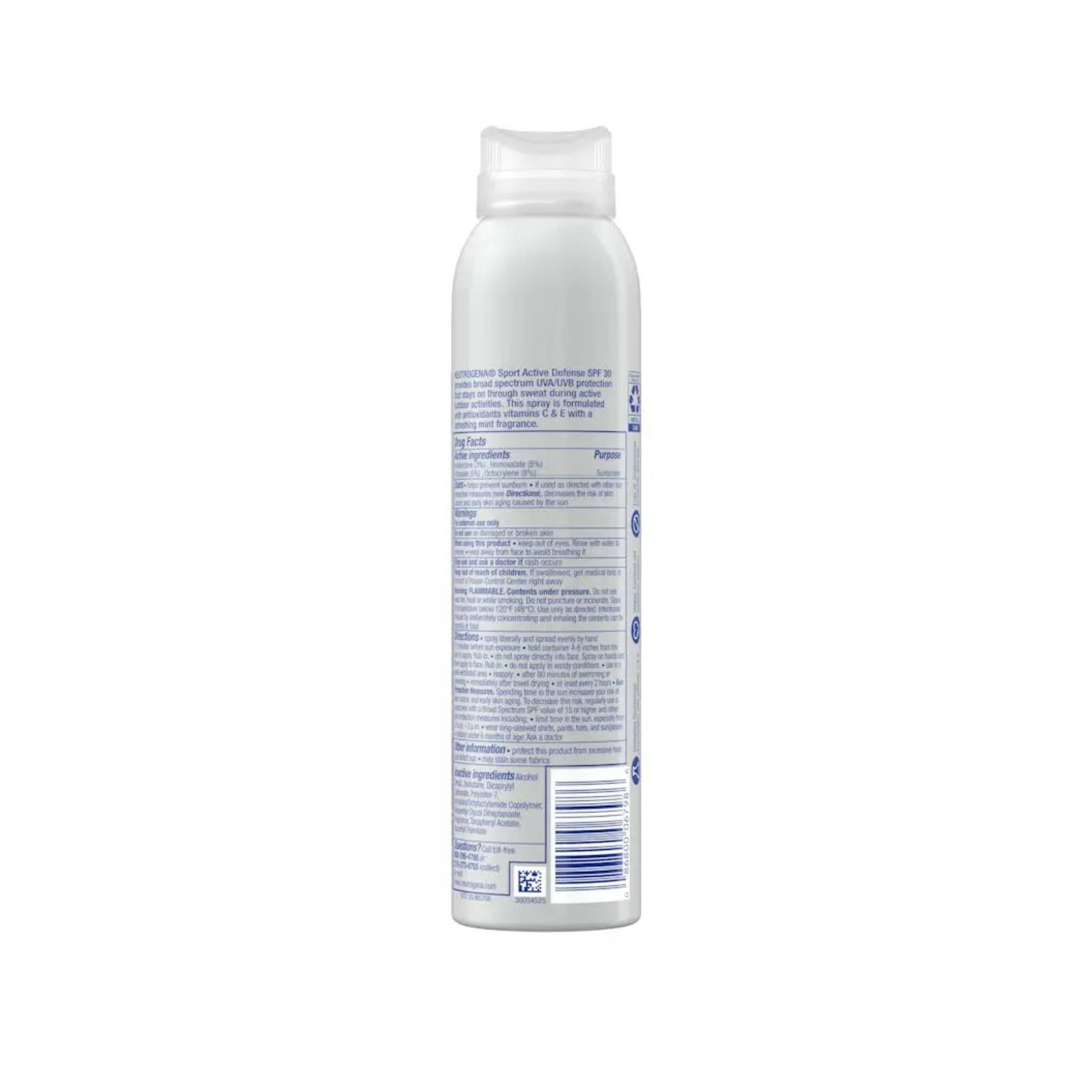 Neutrogena Sport Active Defense SPF 30 Sunscreen Spray 5.0 Oz