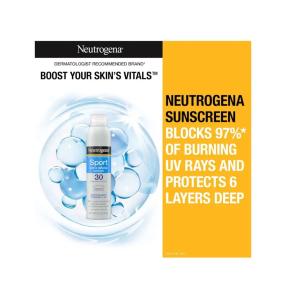 Neutrogena Sport Active Defense SPF 30 Sunscreen Spray 5.0 Oz
