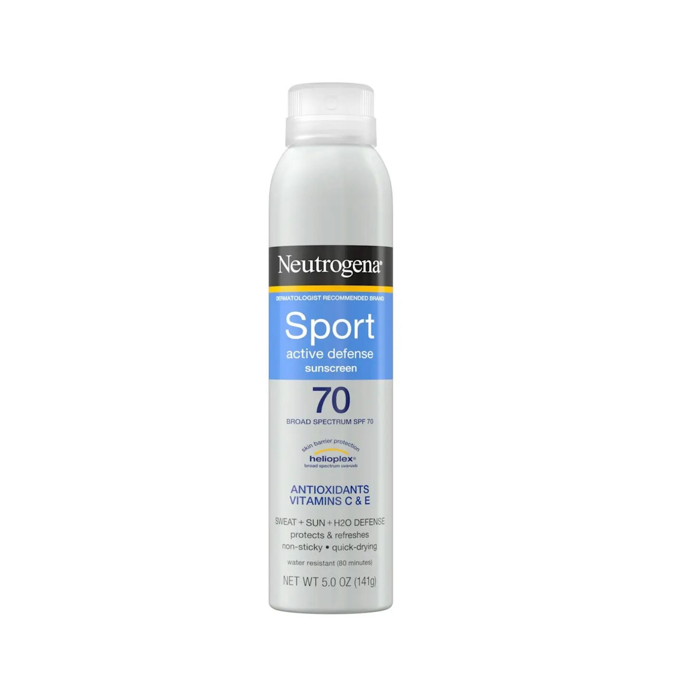 Neutrogena Sport Active Defense SPF 70 Sunscreen Spray 5.0 Oz
