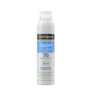 Neutrogena Sport Active Defense SPF 70 Sunscreen Spray 5.0 Oz