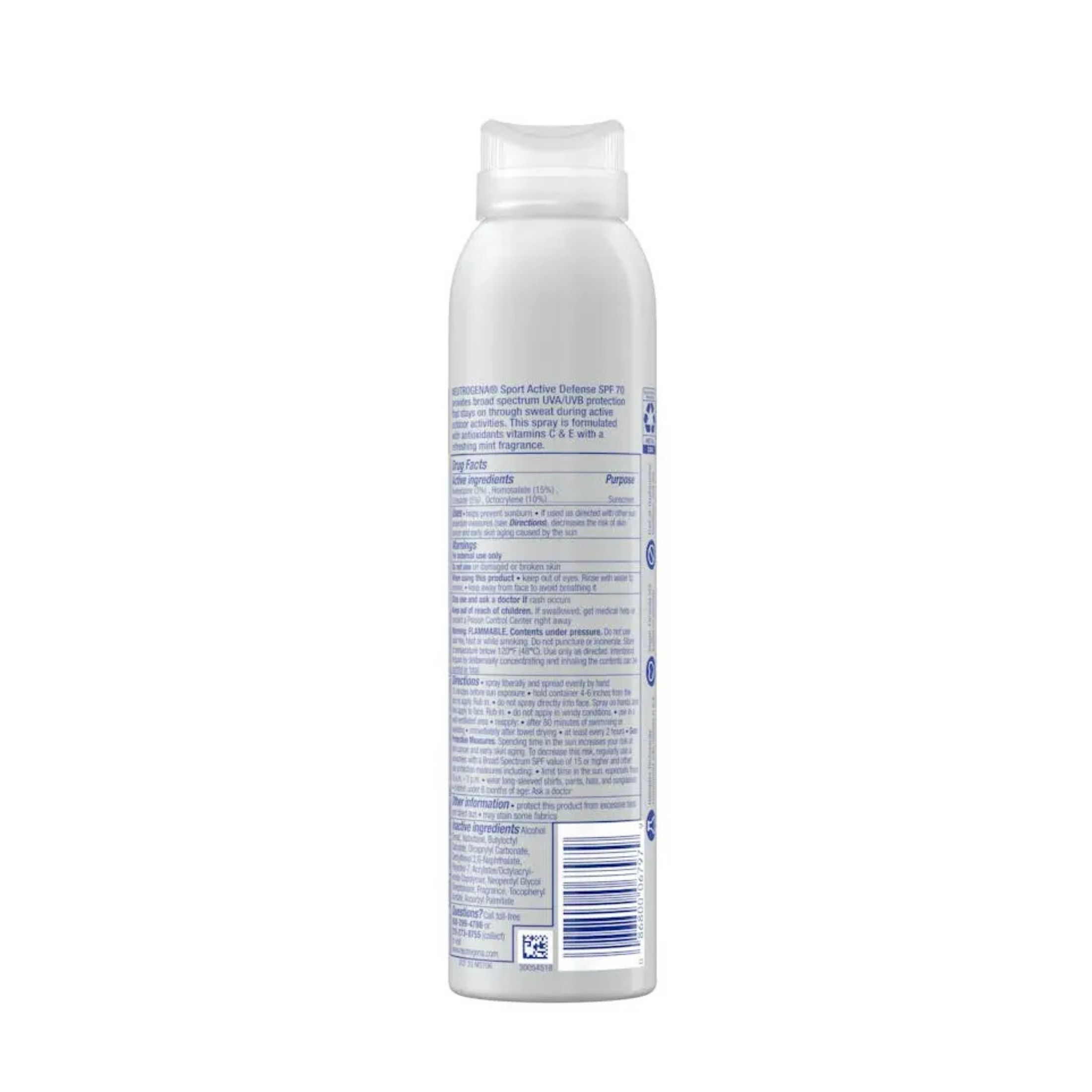 Neutrogena Sport Active Defense SPF 70 Sunscreen Spray 5.0 Oz