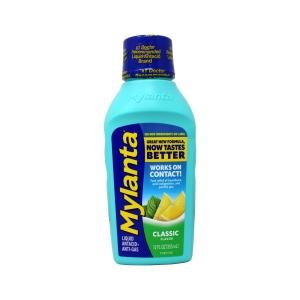 Mylanta Antacid + Anti Gas, Liquid, Classic Flavor 12 Fl Oz