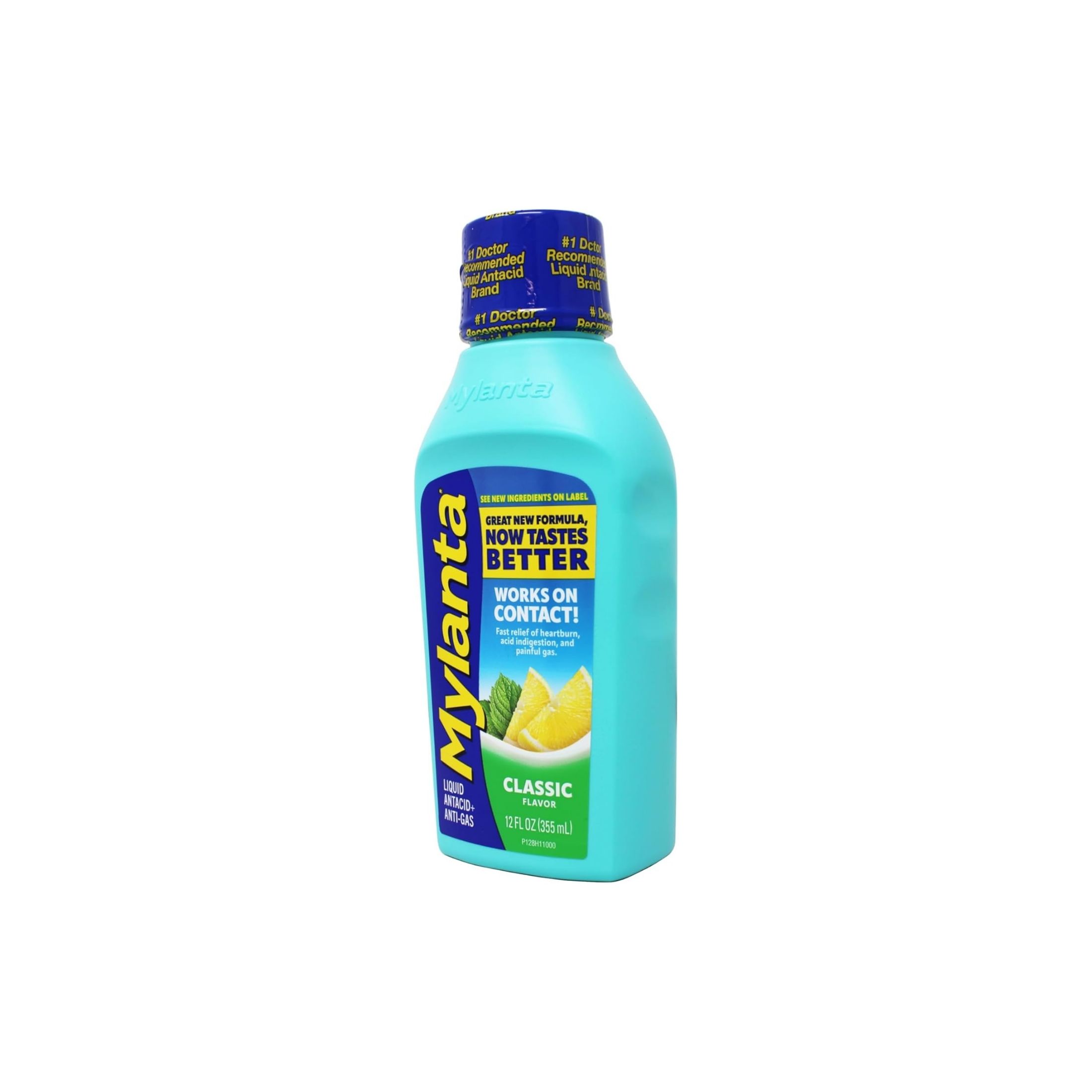Mylanta Antacid + Anti Gas, Liquid, Classic Flavor 12 Fl Oz