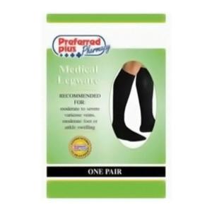 Preferred Plus QCS Men's Medical Legwear Socks Firm, Brown Medium - 1 Pr