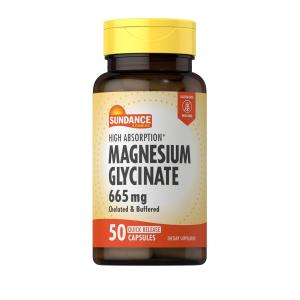 Sundance Vitamins High Absorption Magnesium Glycinate 665 Mg Quick Release Capsules