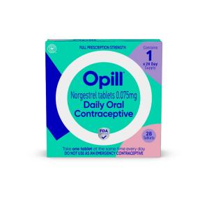 Opill Daily Oral Contraceptive, Full Prescription Strength, 0.075 Mg, Tablets