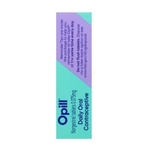 Opill Daily Oral Contraceptive, Full Prescription Strength, 0.075 Mg, Tablets