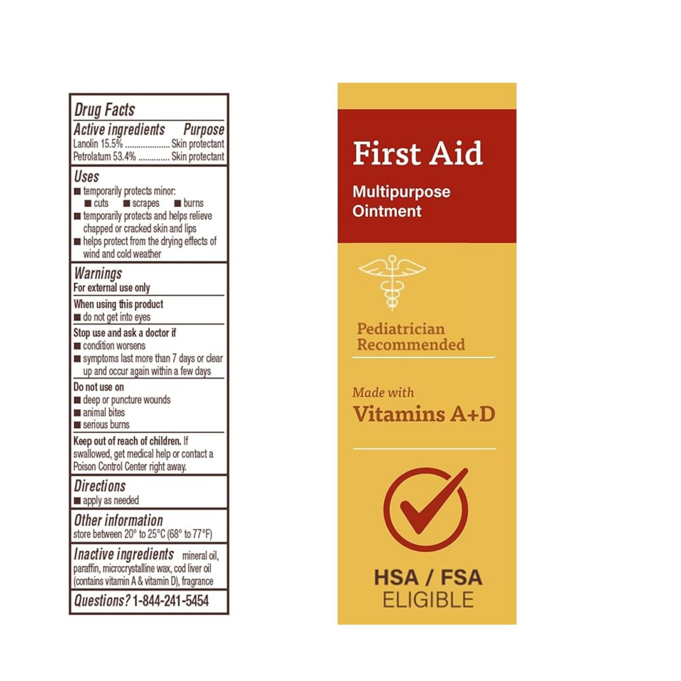 A+D First Aid Multipurpose Skin Protectant Ointment 1.5 Oz