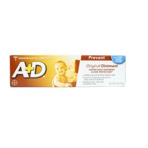 A+D Prevent Diaper Rash + Skin Protectant Original Ointment, 4 Oz